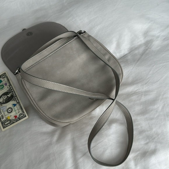 Express Brand Faux Leather Gray Colored  Purse - Picture 9 of 9